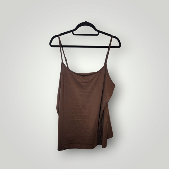 Lane Bryant Tops - Lane Bryant Brown Spaghetti Strap tank Top size 18 20
